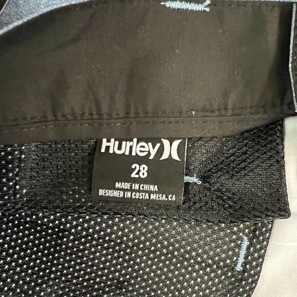NEW Hurley Men's Dri-FIT Porter 21" Walk Shorts Blue Stripe Sz 28 - Picture 5 of 12